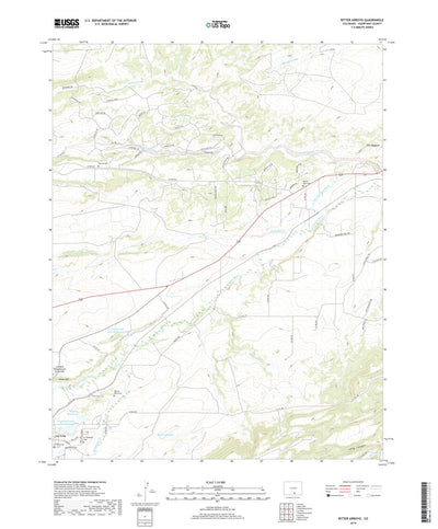 United States Geological Survey Ritter Arroyo, CO (2019, 24000-Scale) digital map