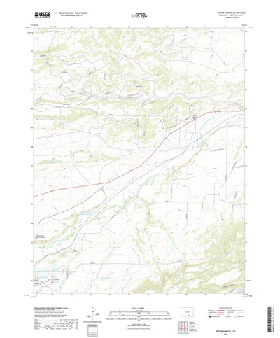 United States Geological Survey Ritter Arroyo, CO (2022, 24000-Scale) digital map