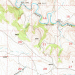 United States Geological Survey Ritter, OR (1950, 62500-Scale) digital map