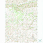 United States Geological Survey Ritter, OR (1990, 24000-Scale) digital map