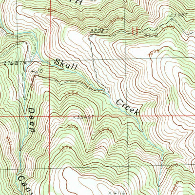 United States Geological Survey Ritter, OR (1990, 24000-Scale) digital map