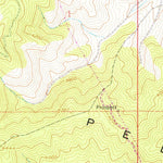 United States Geological Survey Ritter Ridge, CA (1958, 24000-Scale) digital map