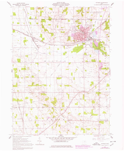 United States Geological Survey Rittman, OH (1961, 24000-Scale) digital map