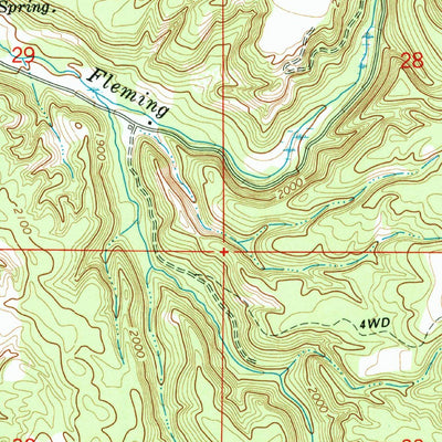 United States Geological Survey Ritz, ID (1965, 24000-Scale) digital map