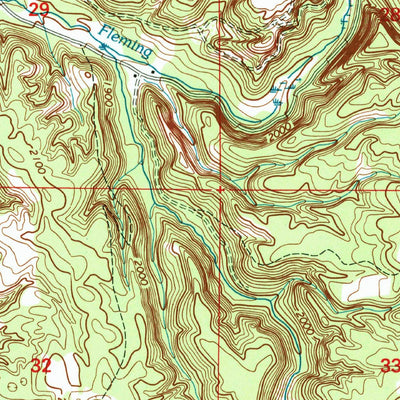 United States Geological Survey Ritz, ID (1996, 24000-Scale) digital map