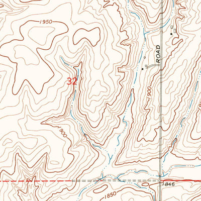 United States Geological Survey Ritzville NW, WA (1967, 24000-Scale) digital map