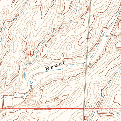 United States Geological Survey Ritzville NW, WA (1967, 24000-Scale) digital map