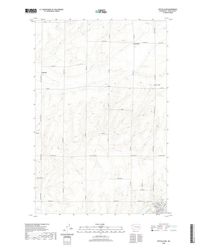 United States Geological Survey Ritzville NW, WA (2020, 24000-Scale) digital map