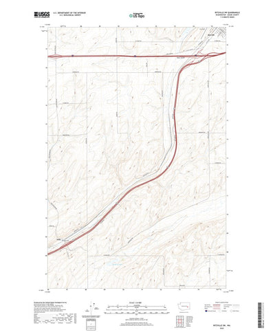 United States Geological Survey Ritzville SW, WA (2020, 24000-Scale) digital map
