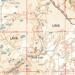 United States Geological Survey Ritzville, WA (1965, 250000-Scale) digital map