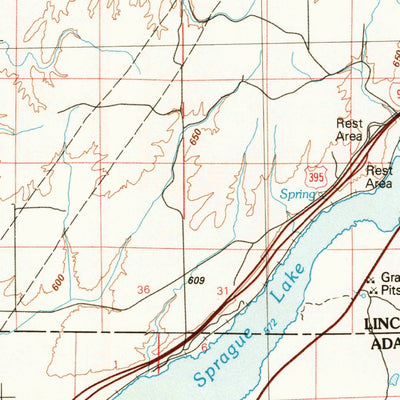 United States Geological Survey Ritzville, WA (1982, 100000-Scale) digital map