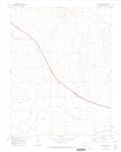 United States Geological Survey River Bend, CO (1970, 24000-Scale) digital map