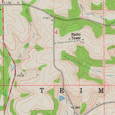 United States Geological Survey River Falls East, WI (1974, 24000-Scale) digital map
