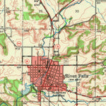United States Geological Survey River Falls, WI (1946, 62500-Scale) digital map