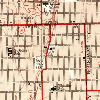 United States Geological Survey River Forest, IL (1953, 24000-Scale) digital map