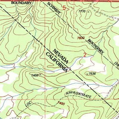 United States Geological Survey River Spring, CA-NV (1994, 24000-Scale) digital map