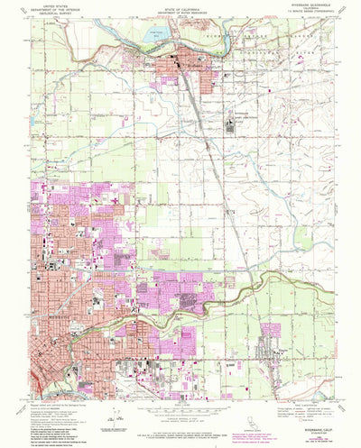 United States Geological Survey Riverbank, CA (1969, 24000-Scale) digital map