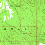 United States Geological Survey Riverbed Butte, OR (1960, 62500-Scale) digital map
