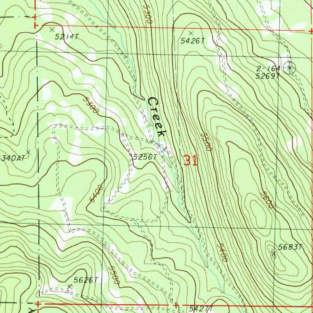 Riverbed Butte, OR (1988, 24000-Scale) Map by United States Geological ...