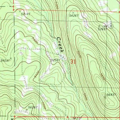 United States Geological Survey Riverbed Butte, OR (1988, 24000-Scale) digital map