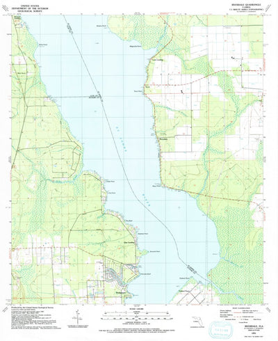 United States Geological Survey Riverdale, FL (1991, 24000-Scale) digital map