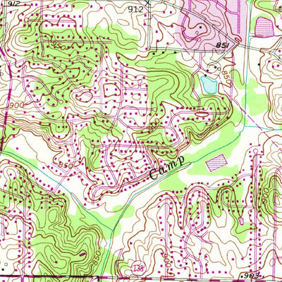 United States Geological Survey Riverdale, GA (1954, 24000-Scale) digital map