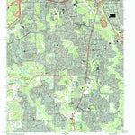 United States Geological Survey Riverdale, GA (1993, 24000-Scale) digital map