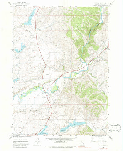 United States Geological Survey Riverdale, ID (1969, 24000-Scale) digital map