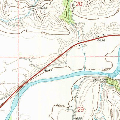 United States Geological Survey Riverdale, ID (1969, 24000-Scale) digital map