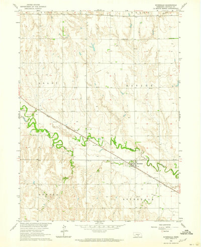 United States Geological Survey Riverdale, NE (1962, 24000-Scale) digital map