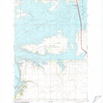 United States Geological Survey Riverdale North, ND (1972, 24000-Scale) digital map