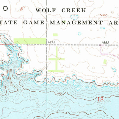 United States Geological Survey Riverdale North, ND (1972, 24000-Scale) digital map