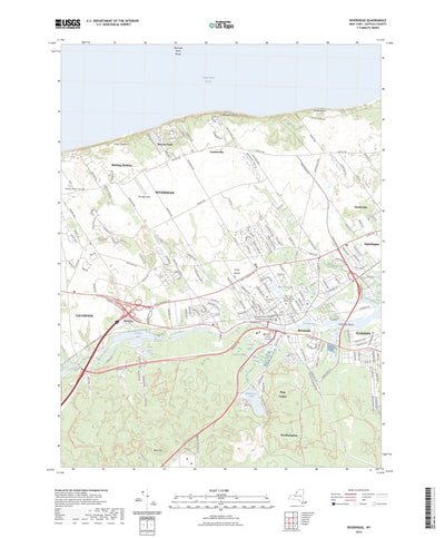 United States Geological Survey Riverhead, NY (2023, 24000-Scale) digital map