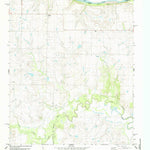 United States Geological Survey Riverland Cemetery, TX-OK (1985, 24000-Scale) digital map