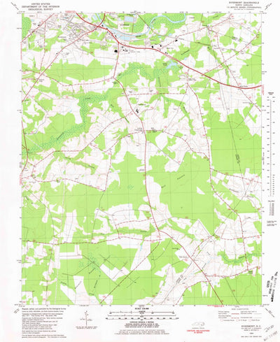 United States Geological Survey Rivermont, NC (1980, 24000-Scale) digital map