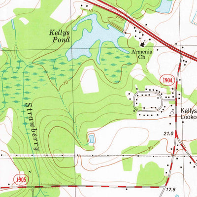 United States Geological Survey Rivermont, NC (1980, 24000-Scale) digital map