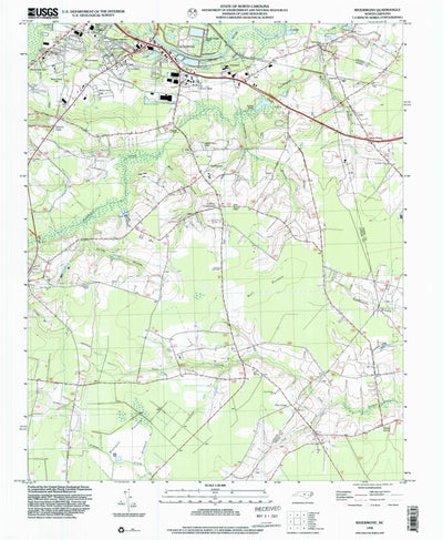 United States Geological Survey Rivermont, NC (1998, 24000-Scale) digital map