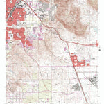 United States Geological Survey Riverside East, CA (1967, 24000-Scale) digital map