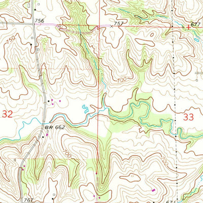 United States Geological Survey Riverside, IA (1969, 24000-Scale) digital map
