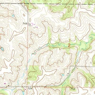 United States Geological Survey Riverside, IA (1969, 24000-Scale) digital map