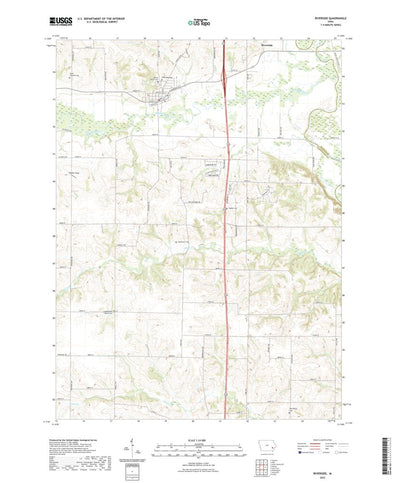 United States Geological Survey Riverside, IA (2022, 24000-Scale) digital map