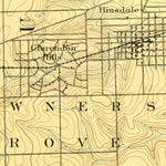 United States Geological Survey Riverside, IL (1893, 62500-Scale) digital map