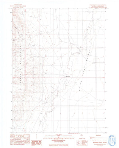 United States Geological Survey Riverside Ranch, NV (1991, 24000-Scale) digital map