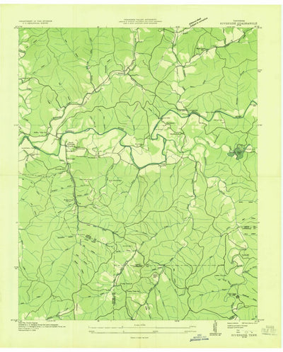 United States Geological Survey Riverside, TN (1936, 24000-Scale) digital map