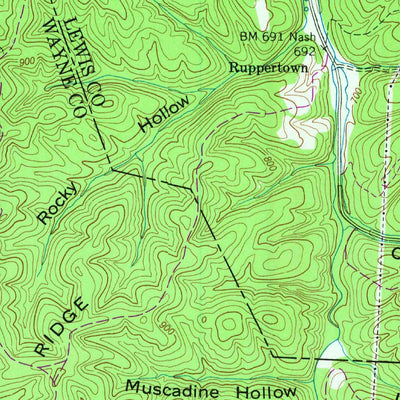 United States Geological Survey Riverside, TN (1951, 24000-Scale) digital map