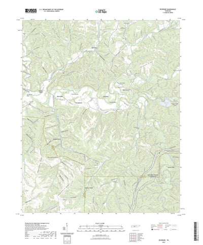 United States Geological Survey Riverside, TN (2022, 24000-Scale) digital map