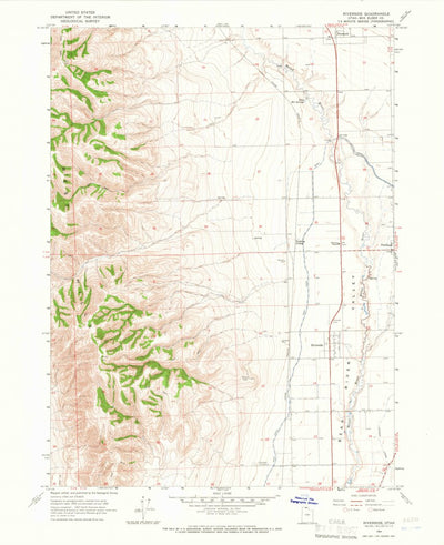 United States Geological Survey Riverside, UT (1964, 24000-Scale) digital map