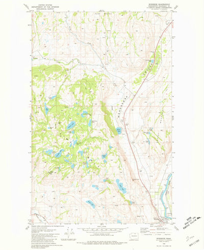 United States Geological Survey Riverside, WA (1981, 24000-Scale) digital map