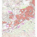 United States Geological Survey Riverside West, CA (1967, 24000-Scale) digital map