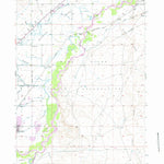 United States Geological Survey Riverton East, WY (1950, 24000-Scale) digital map